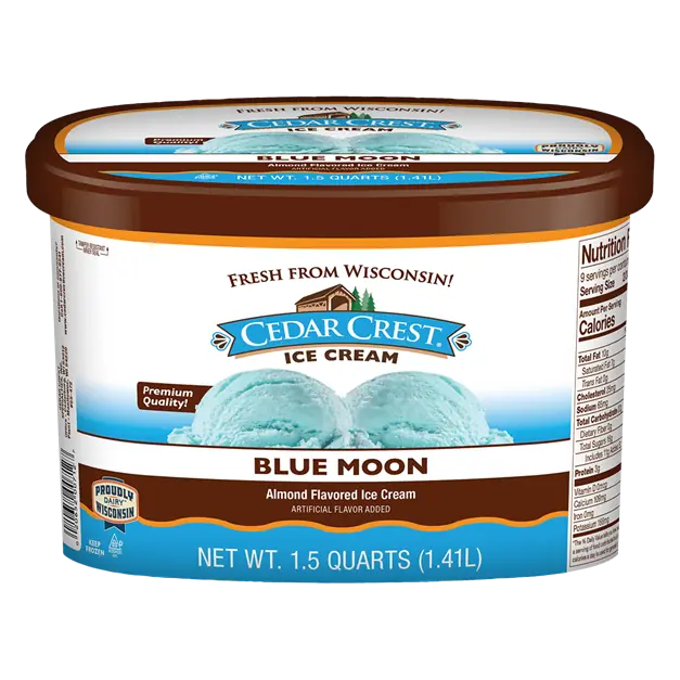 Cedar Creast Ice Cream Blue Moon