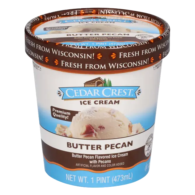 Cedar Crest Ice Cream Butter Pecan