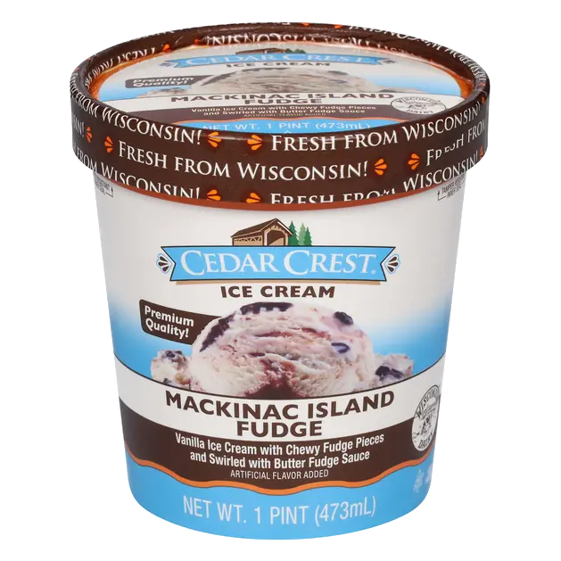 Cedar Crest Ice Cream Mackinac Island Fudge