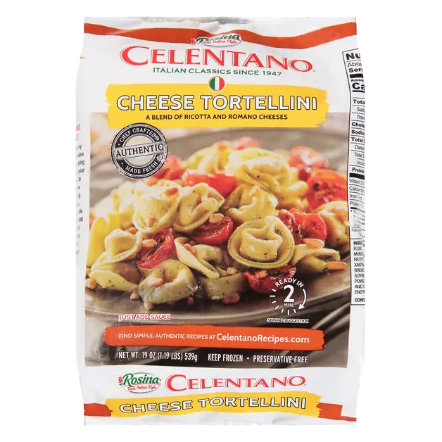 Cheese Tortellini Pasta Frozen