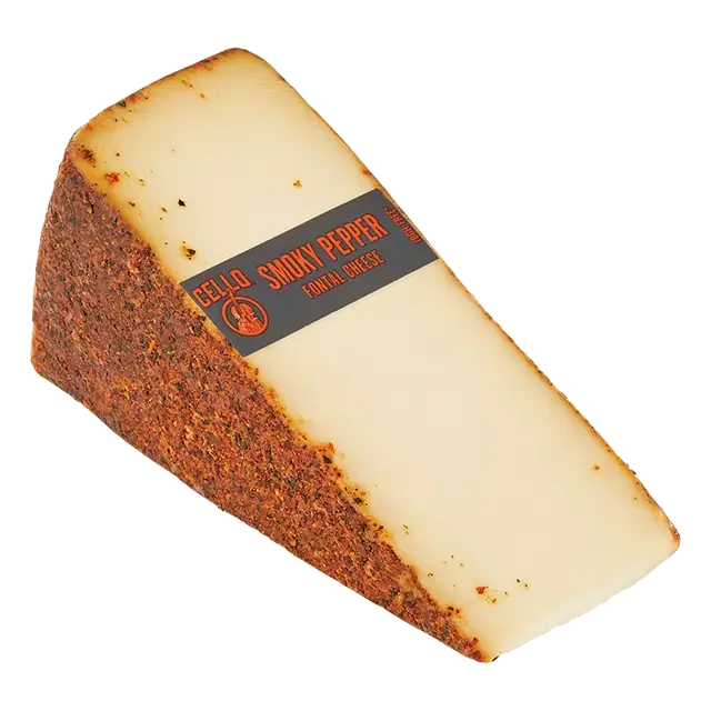 Smoky Pepper Rubbed Fontal Cheese