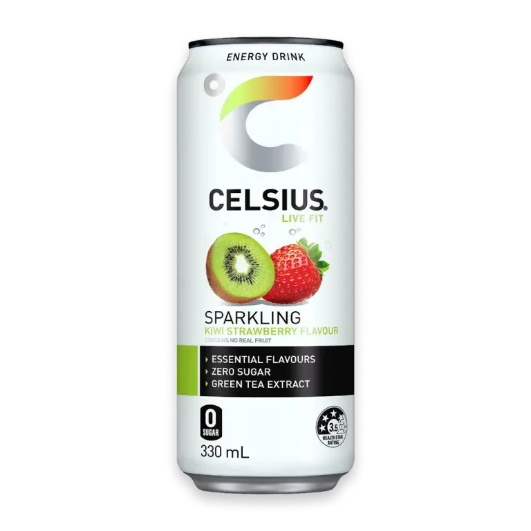 Energy Drink Sparkling Kiwi Strawberry Can