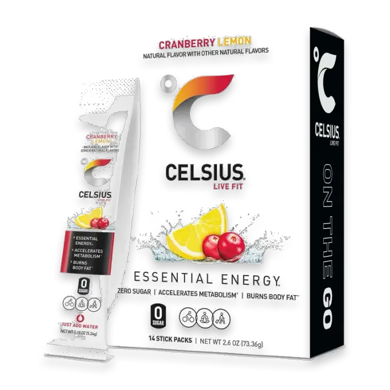On the GO Cranberry Lemon Essential Energy Powder Sticks