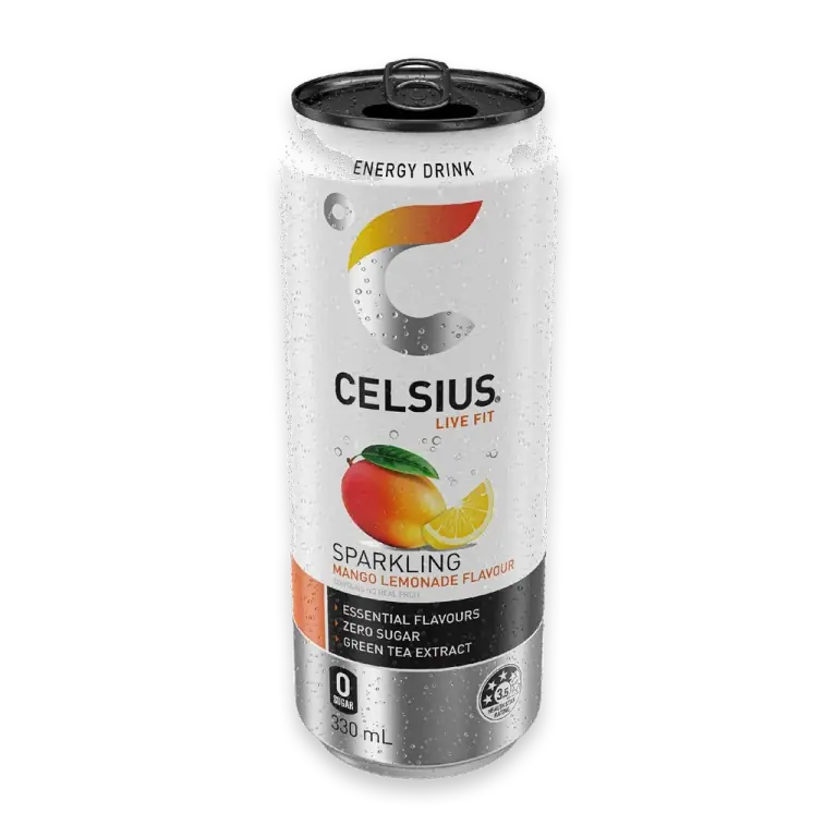Sparkling Energy Drink Mango Lemonade