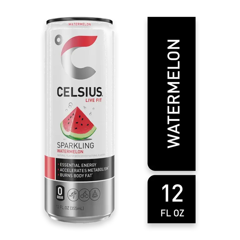 Sparkling Watermelon Energy Drink Can