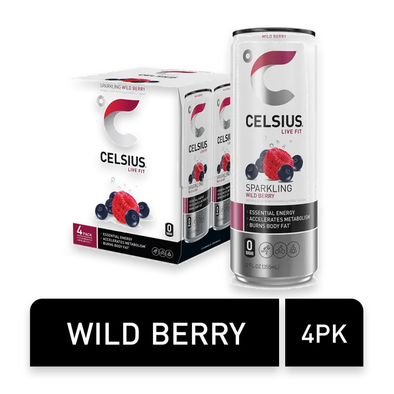 Sparkling Wild Berry Energy Drink Multipack Cans