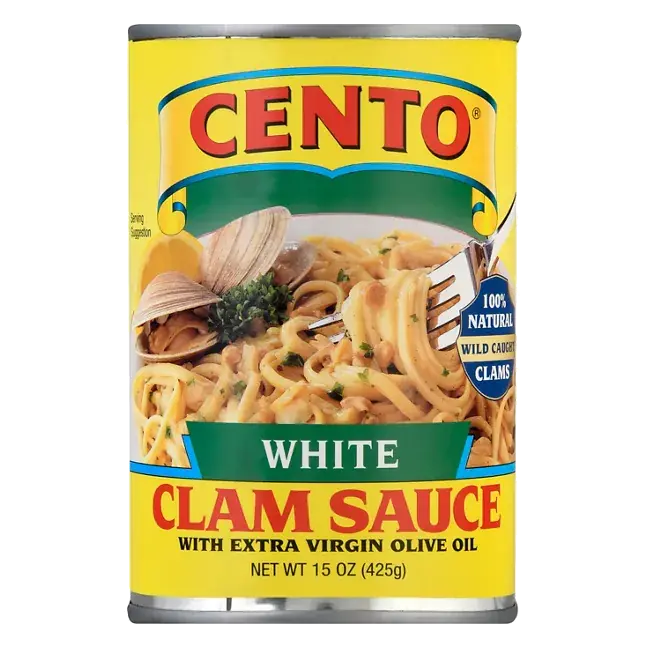Clam Sauce, with Extra Virgin Olive Oil, White