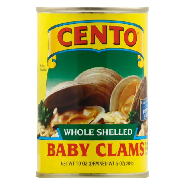 Clams, Baby, Whole Shelled