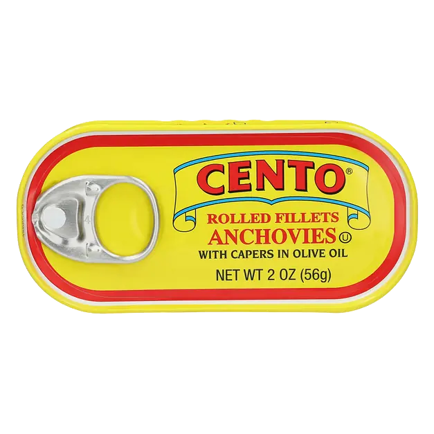 Rolled Anchovy Fillets with Capers in Olive Oil