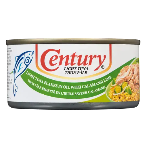 Canned Light Tuna Flakes In Oil Calamansi Lime 180 g