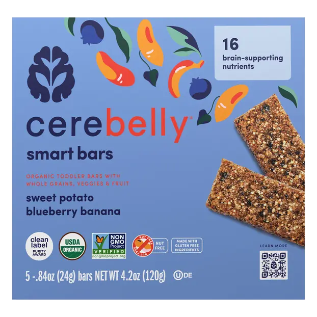 Smart Bars Organic Sweet Potato Blueberry Banana - 5 ct