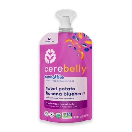 Sweet Potato Banana Blueberry Smoothie