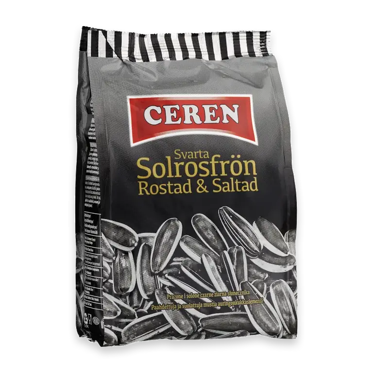 Solrosfrön Svarta 200g