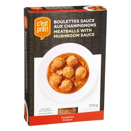Meatballs With Mushroom Sauce 370 g