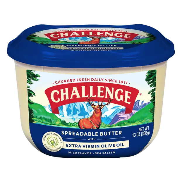 Sea Salted Spreadable Butter with Olive Oil