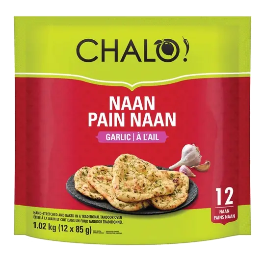 Naan Garlic 12 x 85 g