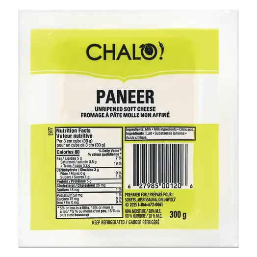 Soft Cheese Unripened Paneer 300 g