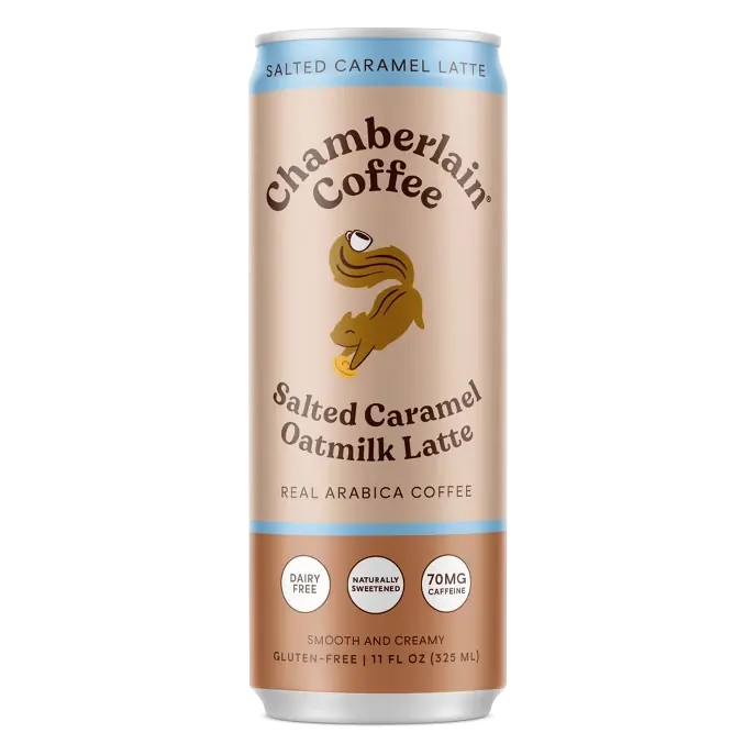Chamberlain Oat Salted Caramel Coffee Drink, 11 fl oz: Gluten-Free, Vegan, Arabica Beans