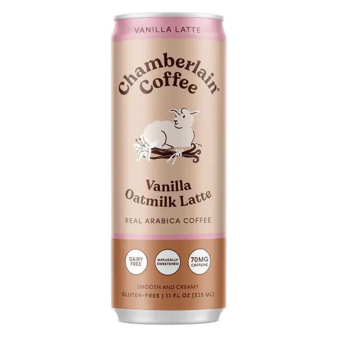 Chamberlain Oat Vanilla Latte Coffee Drink, 11 fl oz: Made with Arabica Beans