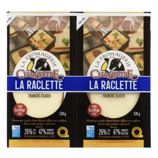 Lactose-Free Sliced Cheese Raclette 260 g