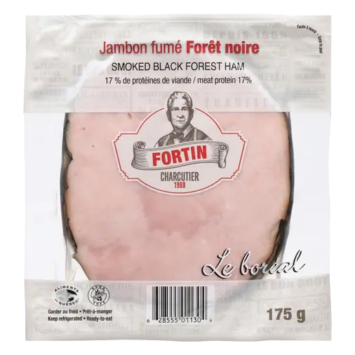 Ham Sliced Le Boreal Smoked Black Forest 175 g