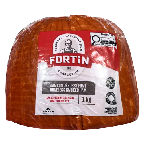 Charcuterie Gluten Free Fortin Quarter Ham Smoked Boneless 1 kg