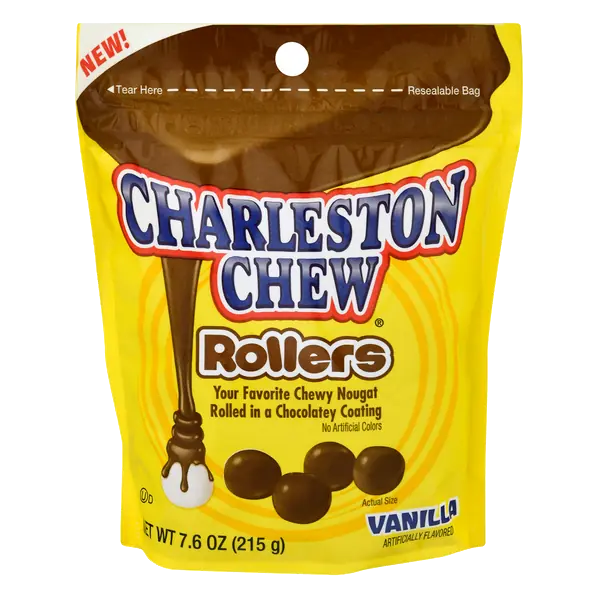 Rollers Chocolate Covered Vanilla Candy