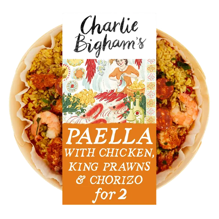 Paella with Chicken, King Prawns & Chorizo 800g