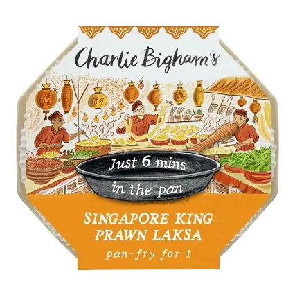 Pan Fry Singapore King Prawn Laksa for 1