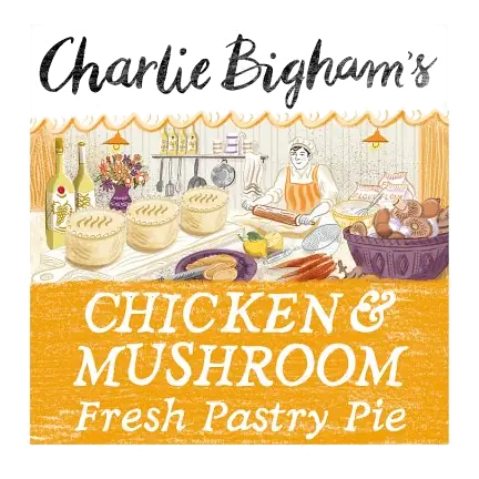Roast Chicken & Mushroom Full Pastry Pie