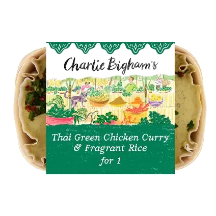 Thai Green Chicken Curry & Fragrant Rice for 1