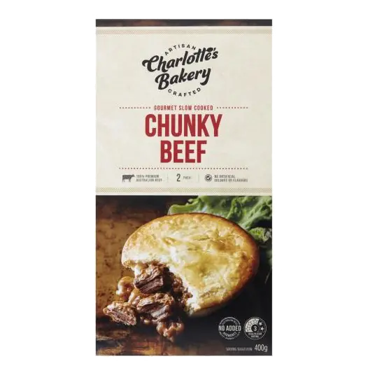 Slow Cooked Beef Pies 2 Pack