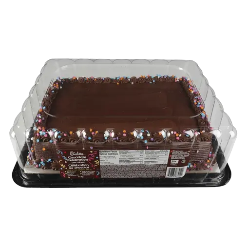 Cake 1/4 Slab Chocolate Celebration 1.5 kg (frozen)