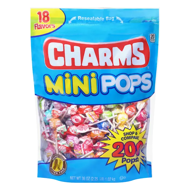 Mini Pops Halloween Candy - 200 ct