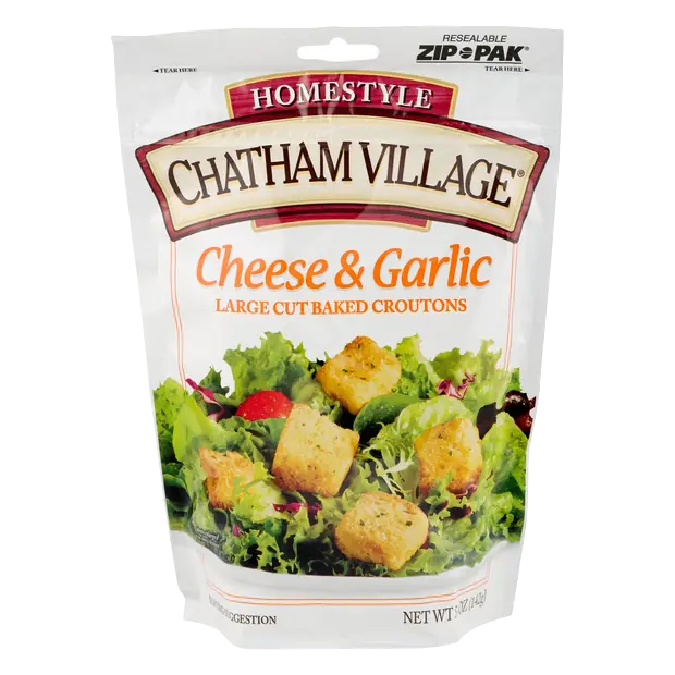 Large Cut Cheese & Garlic Baked Croutons