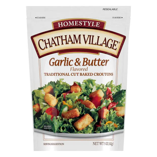 Traditional Cut Garlic & Butter Baked Croutons