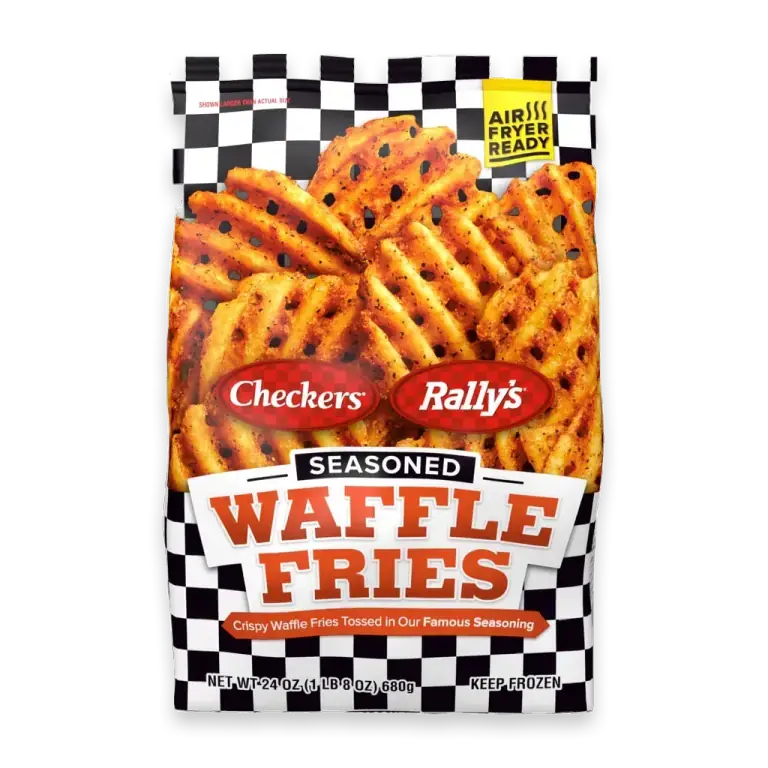 Checkers Seasoned Waffle Fries Frozen Potatoes