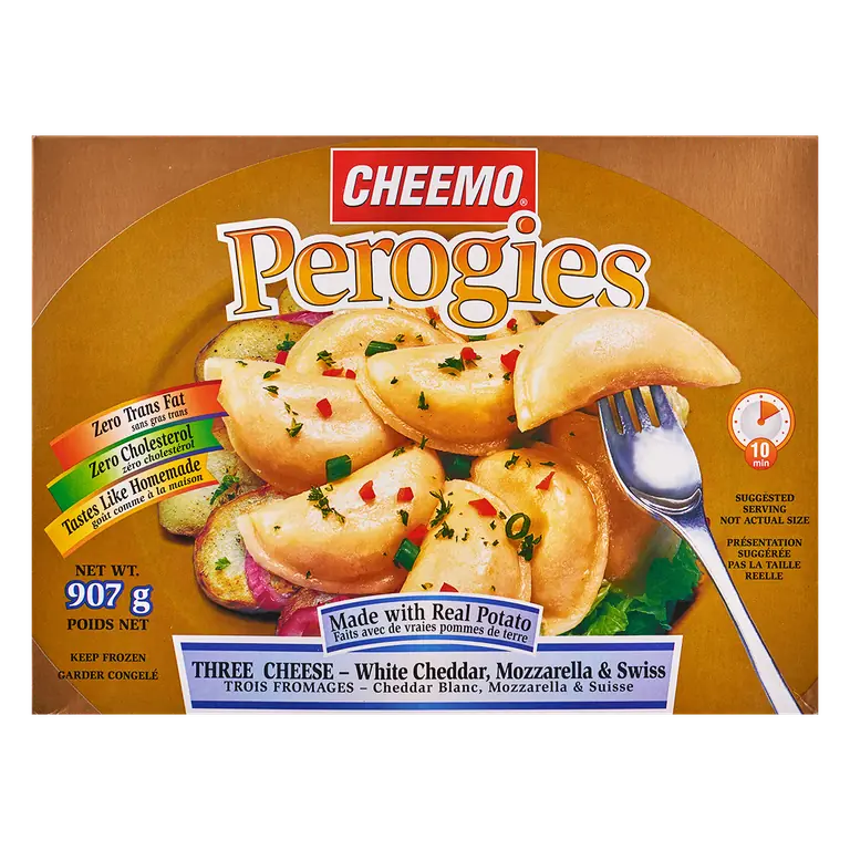 Perogies Three Cheese 907 g (frozen)