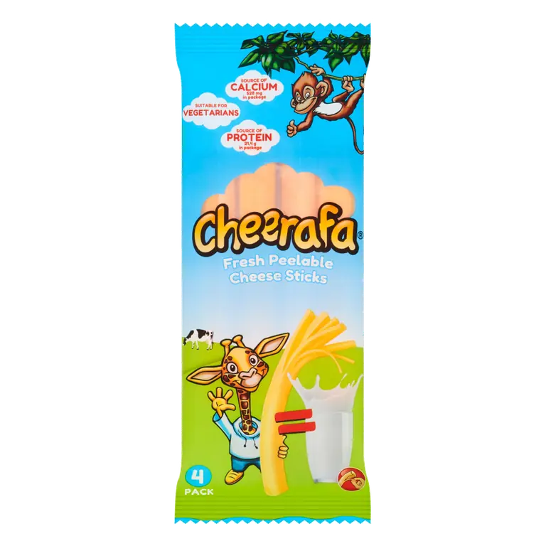 Cheerafa 4pk Fresh Peelable Cheese Sticks