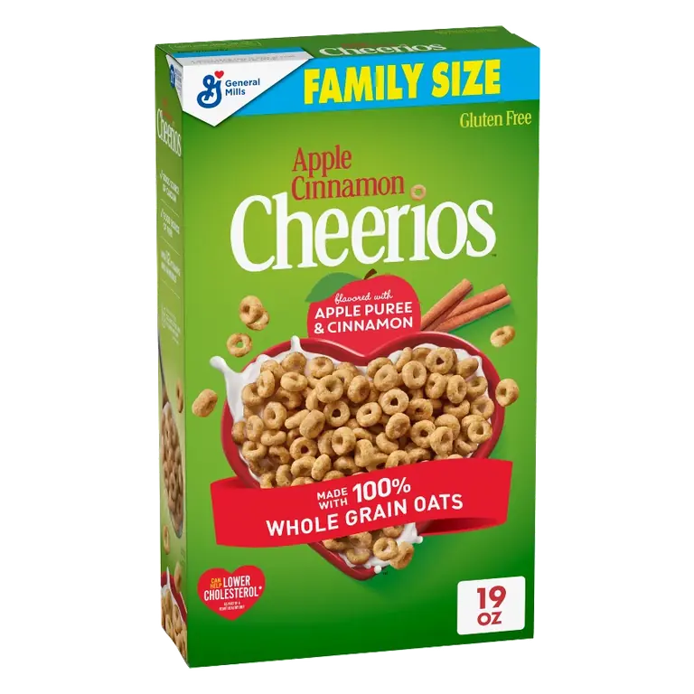 Apple Cinnamon Cheerios Gluten Free Breakfast Cereal Family Size