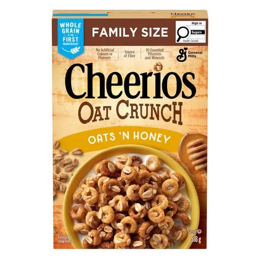 Cereal Oat Crunch Oats 'N Honey Family Size 516 g