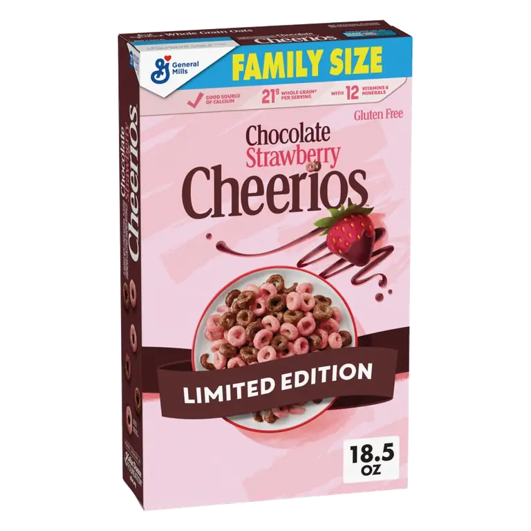 Chocolate Strawberry Cheerios Cereal