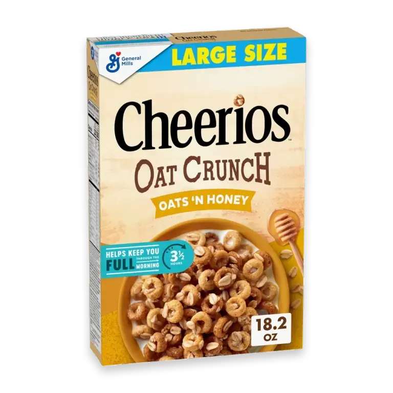 Cheerios Oat Crunch Oats 'N Honey Large Size Cereal