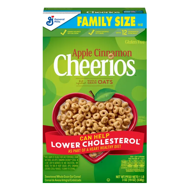 Gluten Free Apple Cinnamon Whole Grain Oat Cereal Family Size