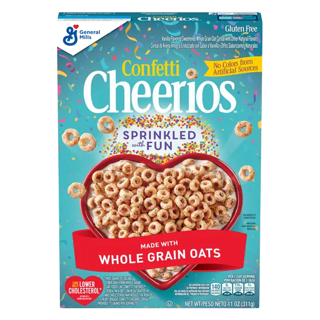 Gluten Free Confetti Whole Grain Oat Cereal