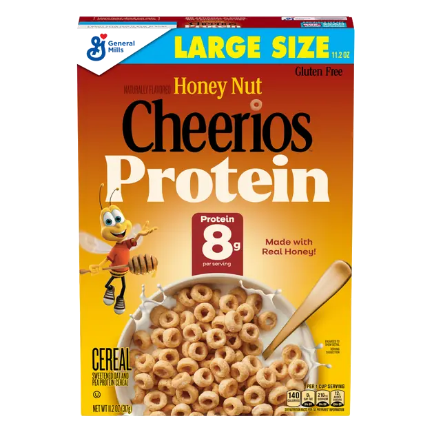 Gluten Free Honey Nut 8g Protein Cereal Large Size