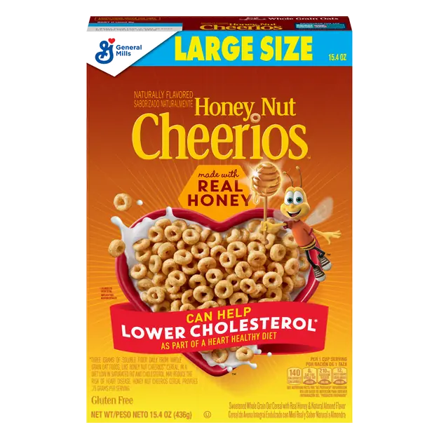 Gluten Free Honey Nut Whole Grain Oat Cereal Large Size