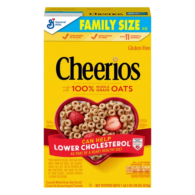 Gluten Free Toasted Whole Grain Oat Cereal Family Size