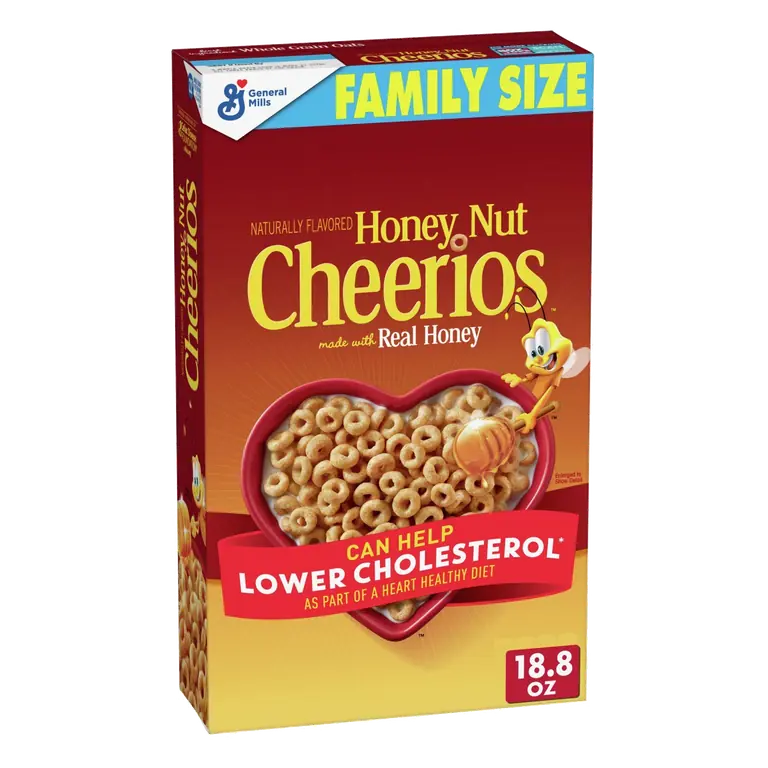 Honey Nut Cheerios Gluten Free Breakfast Cereal Family Size
