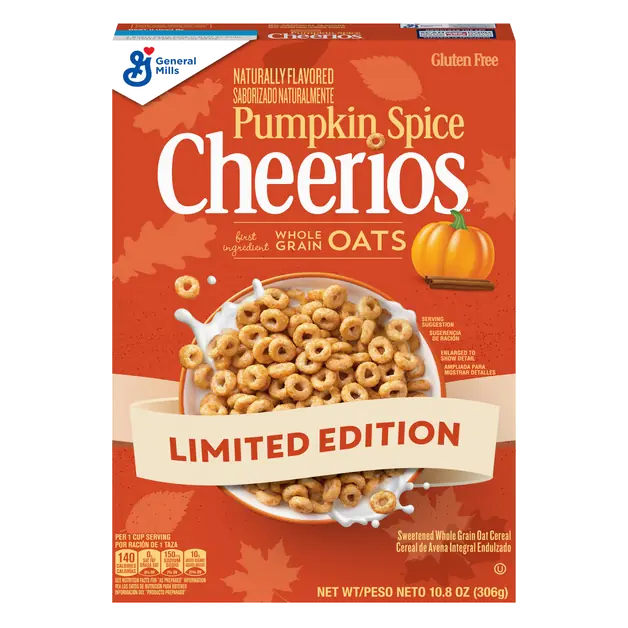 Limited Gluten Free Pumpkin Spice Whole Grain Oat Cereal